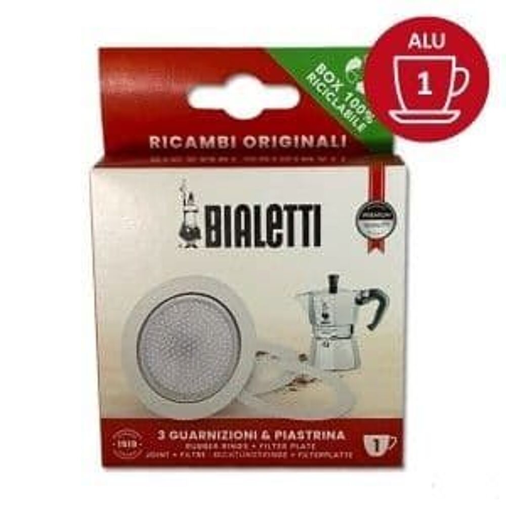 Filtre +3 joints pour cafeti&egrave;res italiennes 1 tasse BIALETTi Electroménager
