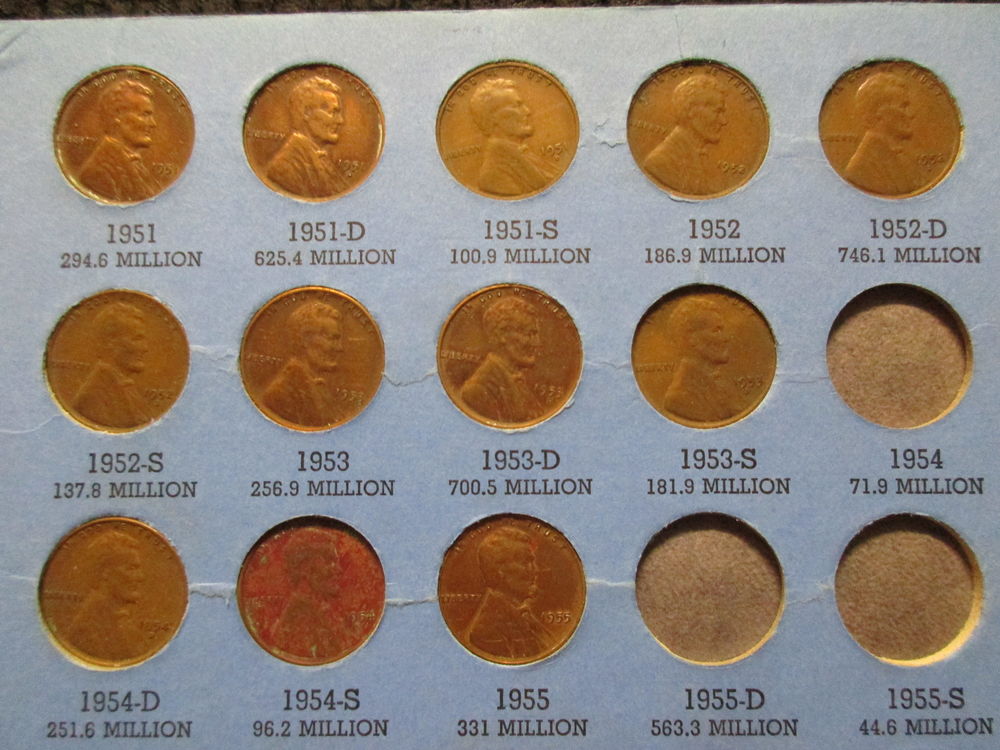 Album Collection 1 Cent Lincoln Avec Pcs Rare 