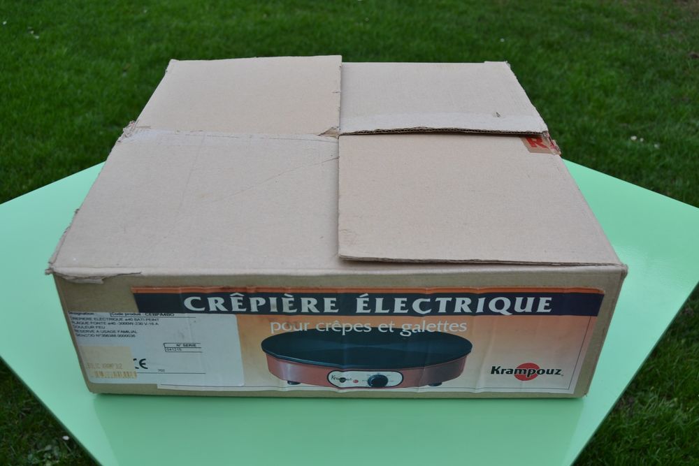 Cr&ecirc;pi&egrave;re professionnelle Krampouz 3000 W / 220 V Electroménager