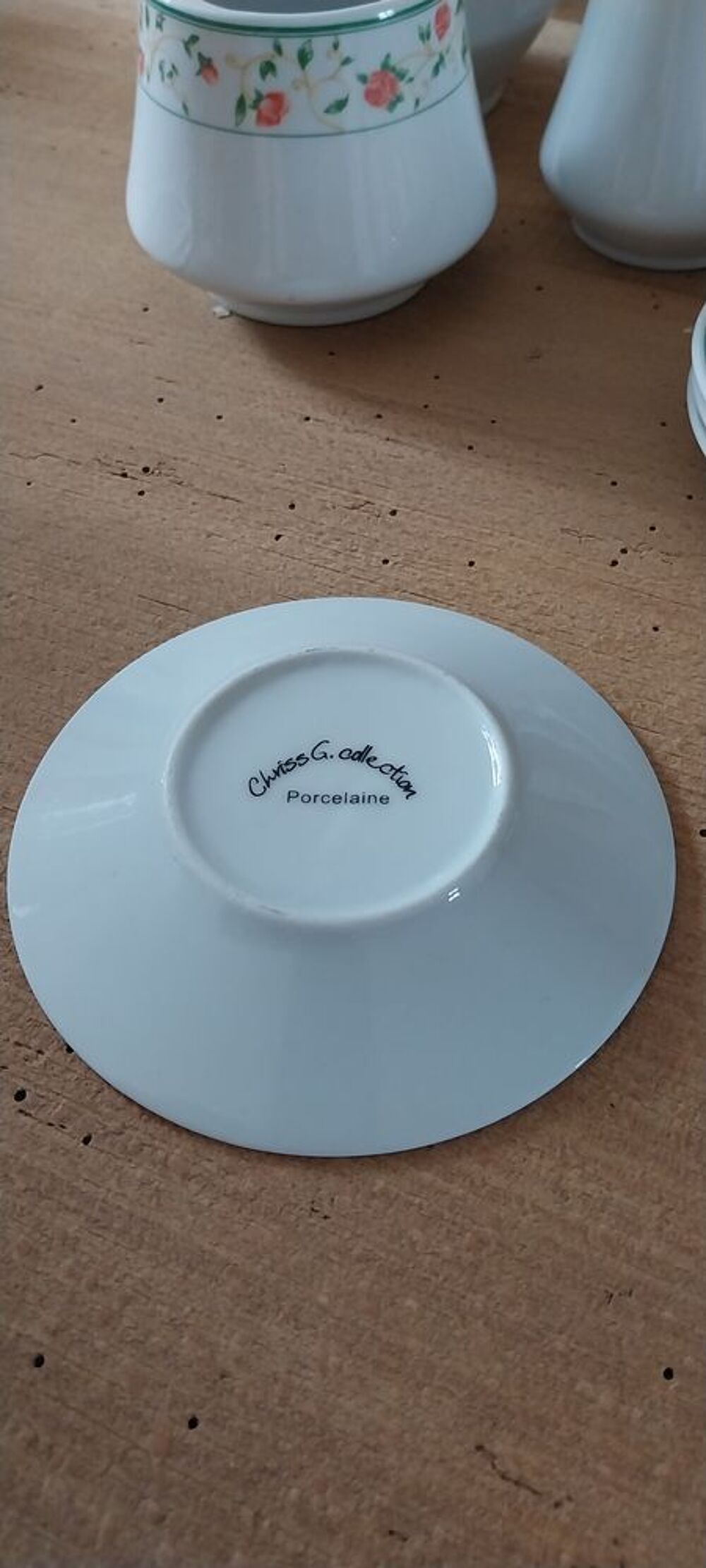 Service caf&eacute; 20 pi&egrave;ces ChrissG.Collection Porcelaine Décoration