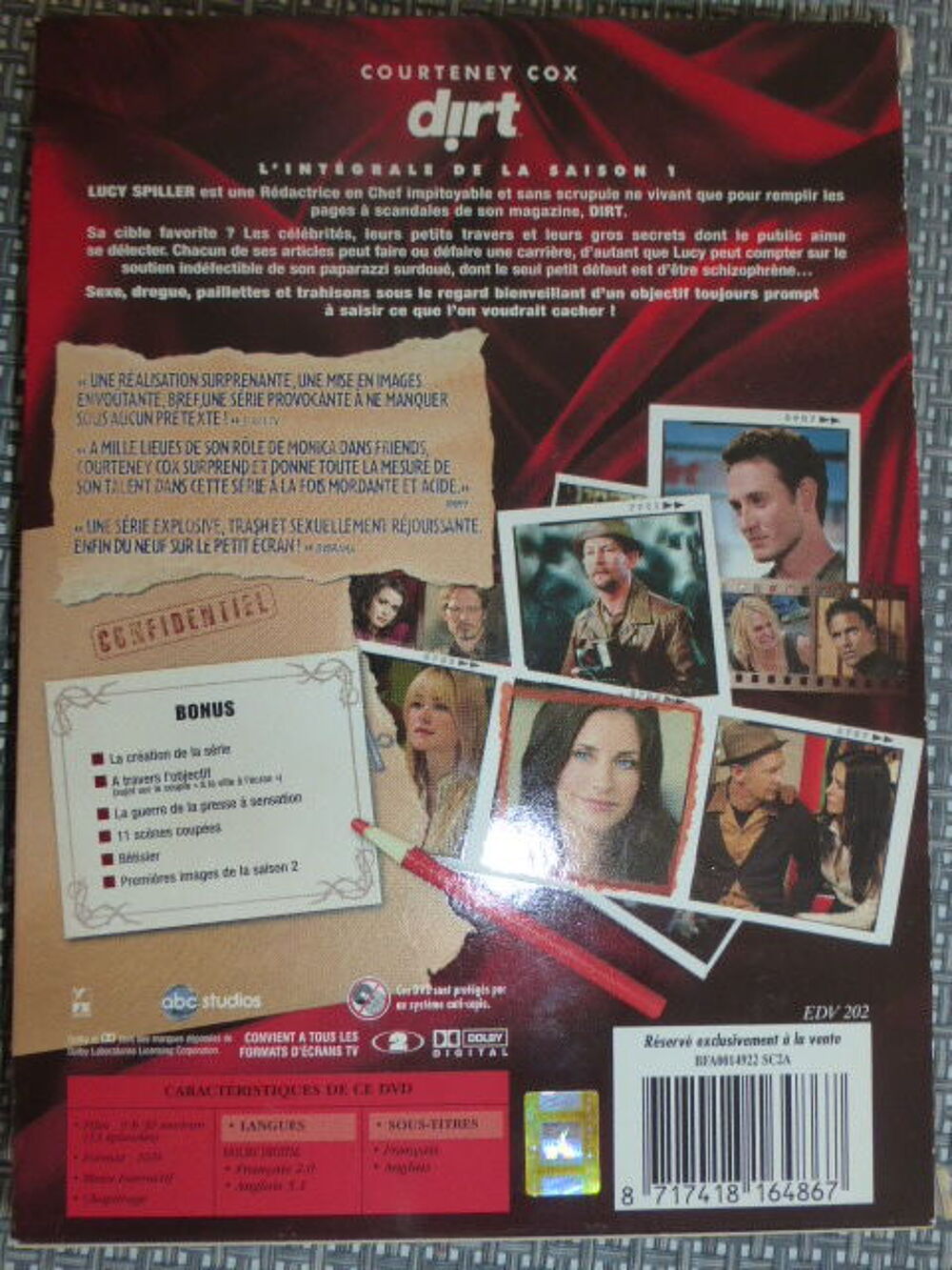 Dirt - Int&eacute;grale saison 1 DVD et blu-ray