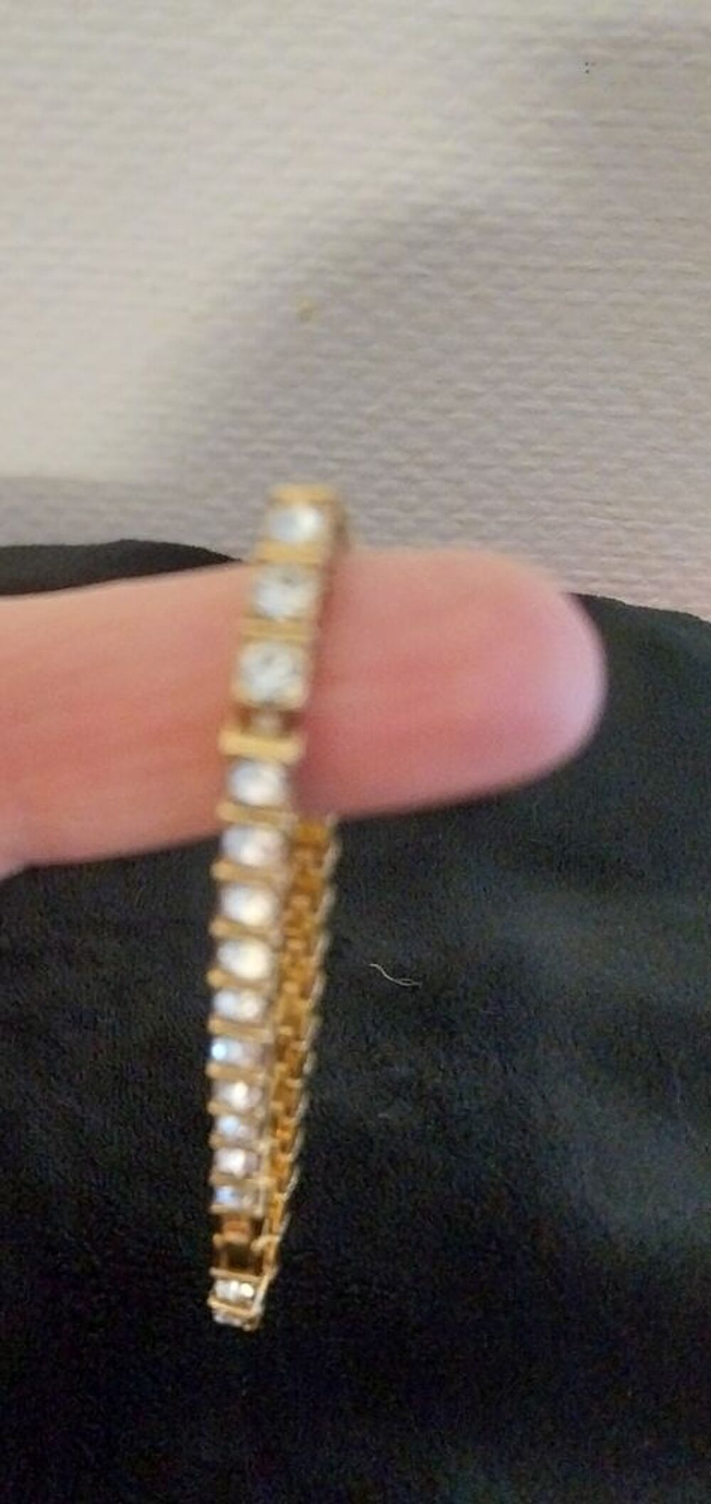 Bracelet strass blanc Bijoux et montres