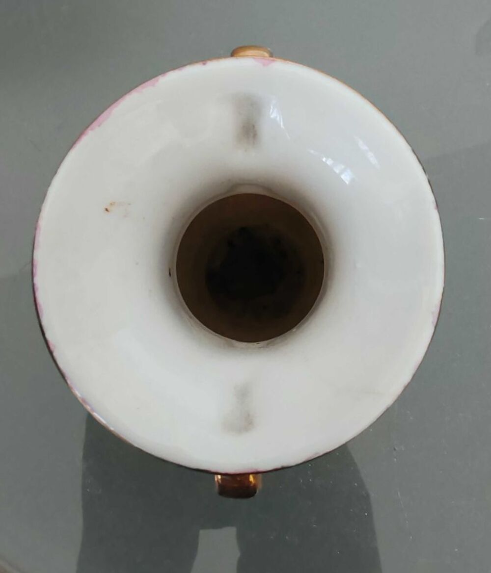 Petit vase en porcelaine vintage style rococo Décoration