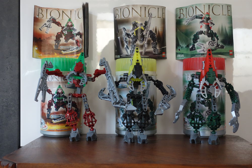 Lego-Bionicle-8614-VahkiMuurakh-8616-VahkiVorzakh-8618-Vahki Jeux / jouets