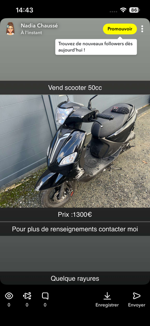 Scooter DIVERS 2025 occasion F&eacute;gr&eacute;ac 44460