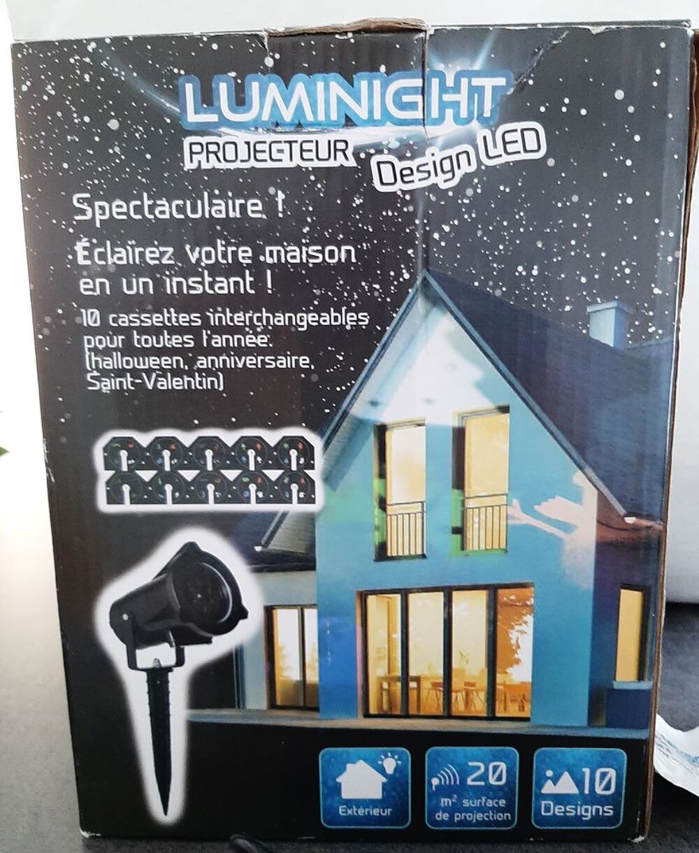 Projecteur d'effets lumineux sp&eacute;cial ext&eacute;rieur D�coration