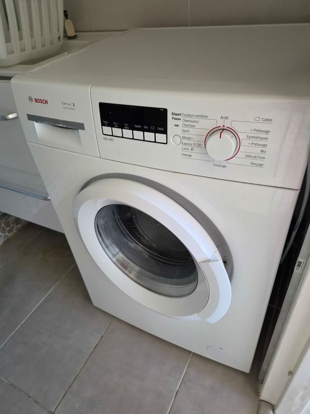 Lave-linge frontal Bosch Serie 2 blanc Electroménager