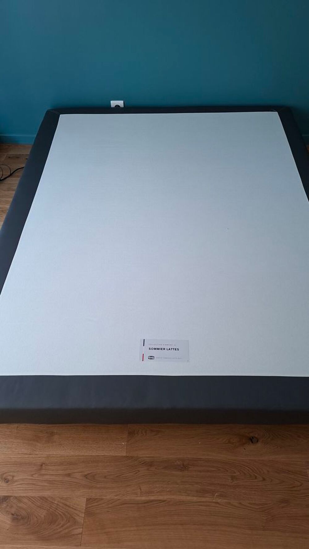 Sommier tapissier Simmons 160x200 cm avec 4 pieds en alu bro Meubles