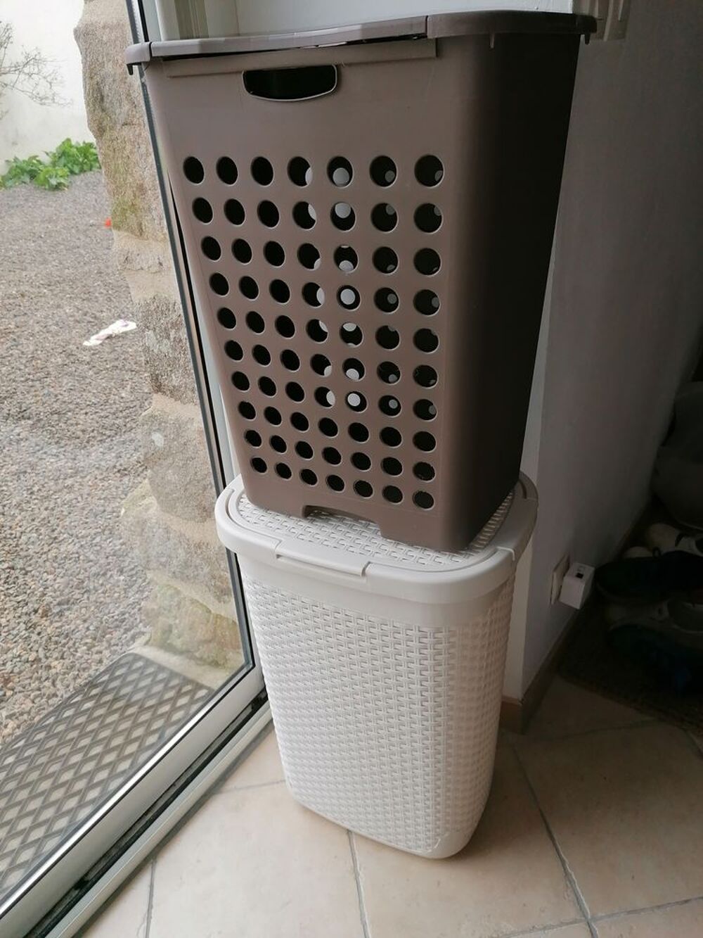 2 paniers a linge tbe Meubles
