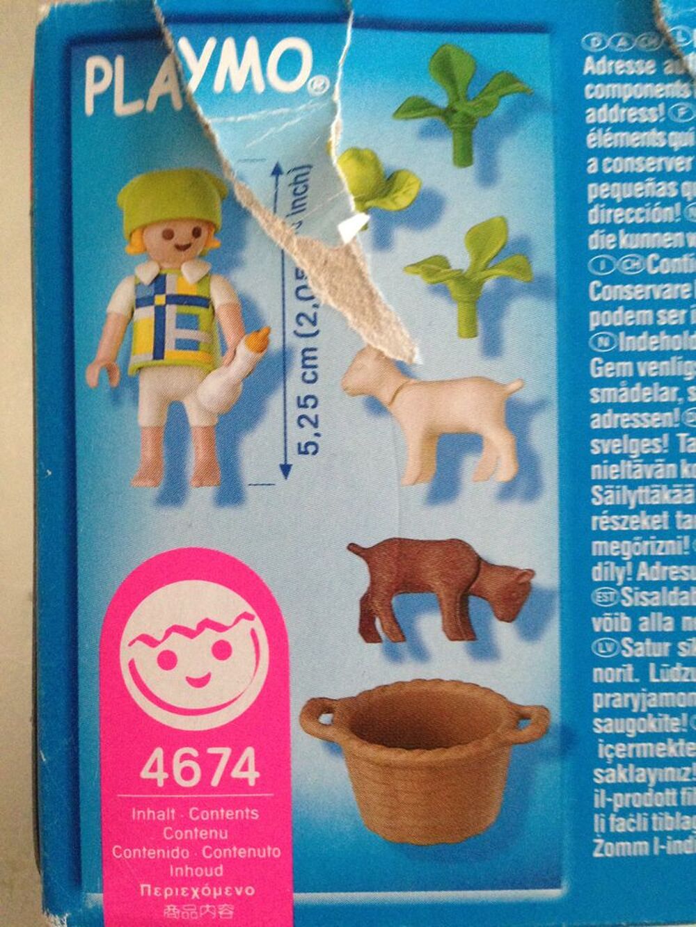 Playmobil N&deg; 4674, fillette avec chevreaux. Jeux / jouets