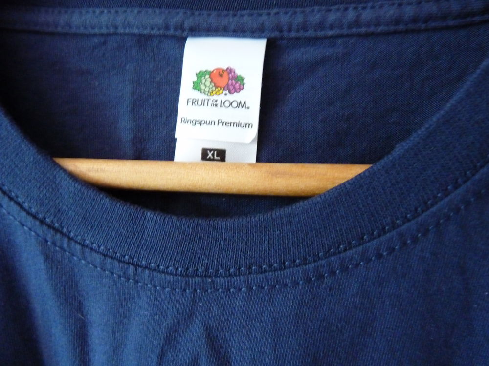 T-shirt homme Neuf XL manches courtes bleu marine neuf Vêtements