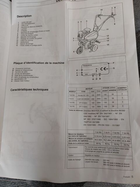 Motoculteur 150 Yzeure (03)