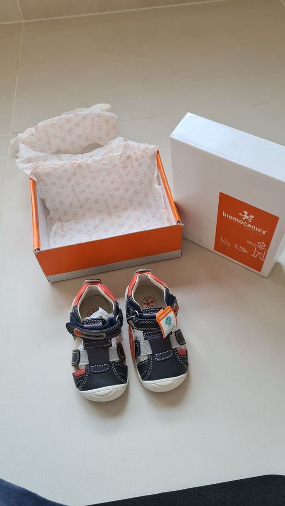 Sandales Gar&ccedil;on Biomecanics Kaiser taille 19 Chaussures
