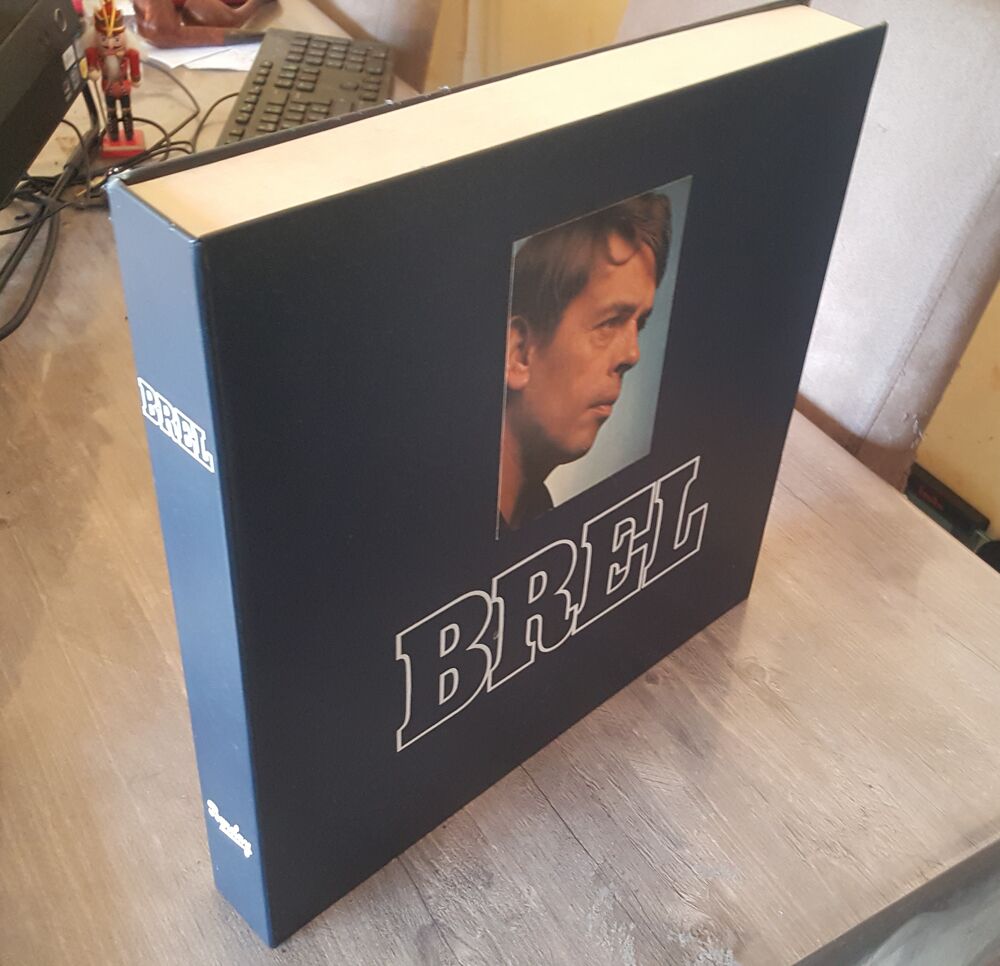Jacques Brel - Coffret Collector 8 Vinyles et Livret CD et vinyles