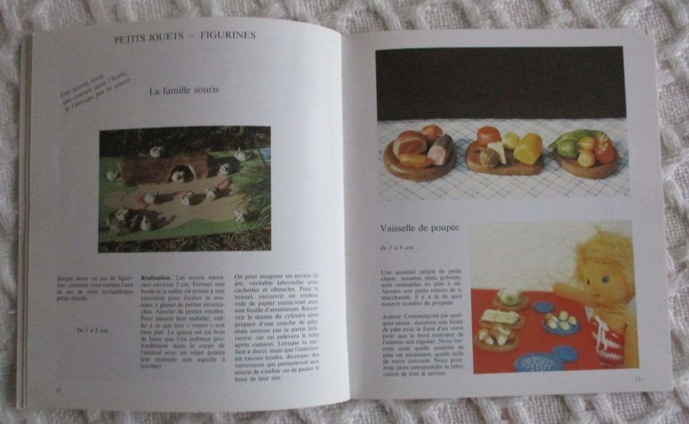 LIVRE JEUX EDUCATIFS EN PATE A SEL Livres et BD