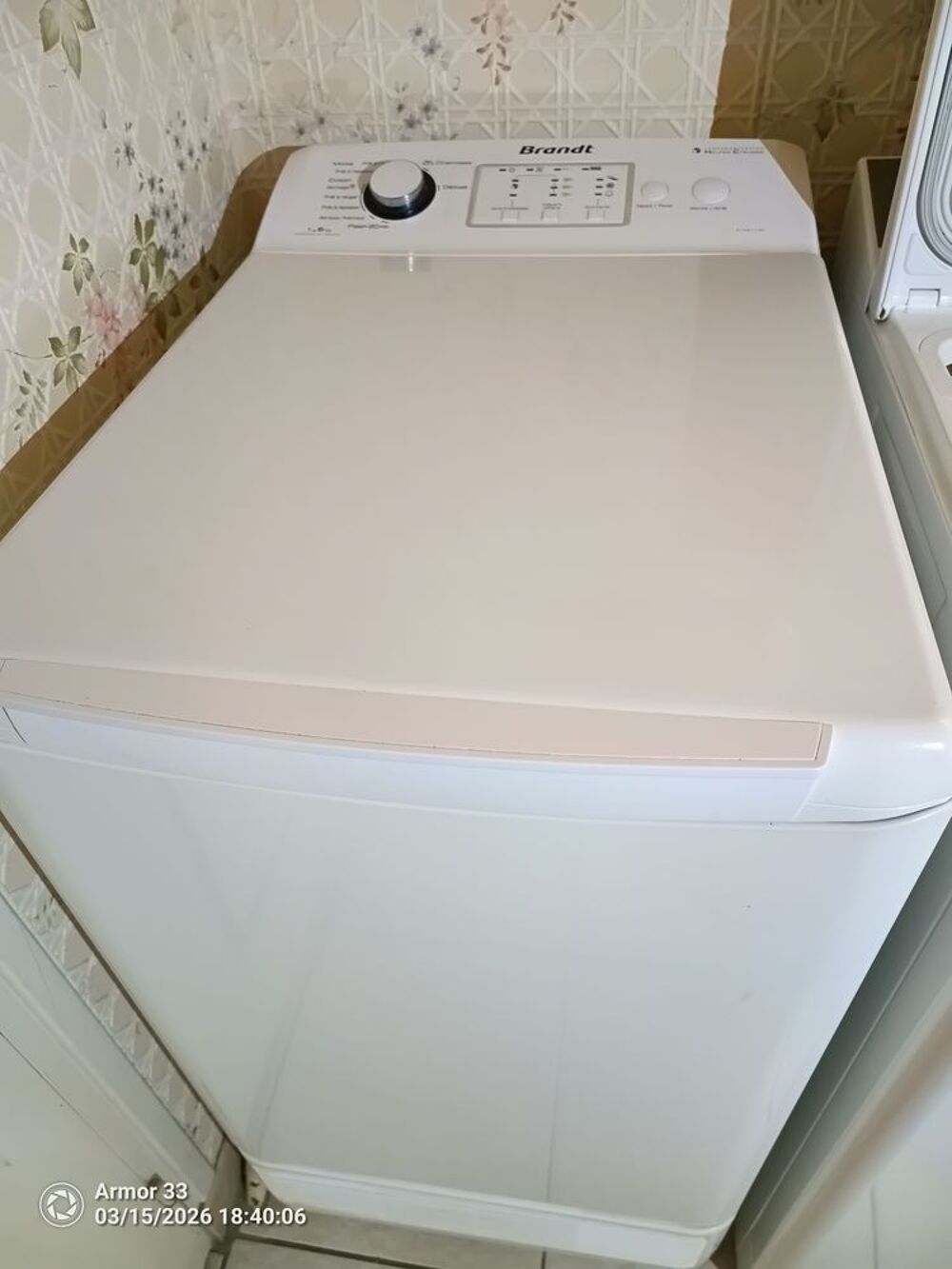 S&egrave;che linge BRANDT Electroménager