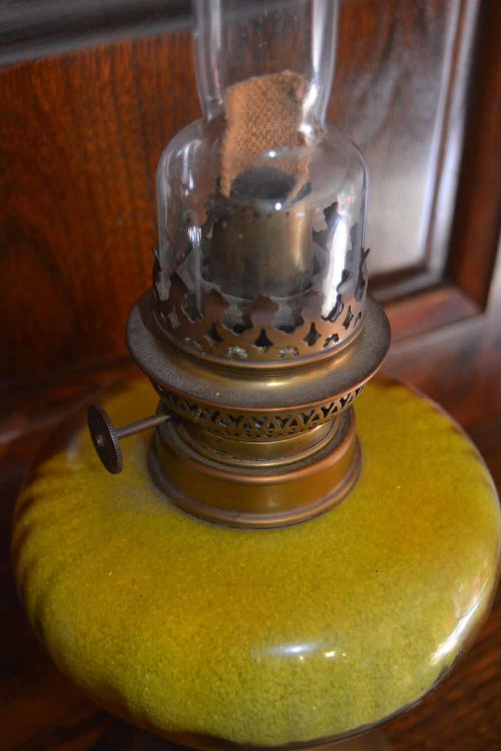 Lampe &agrave; p&eacute;trole. Décoration