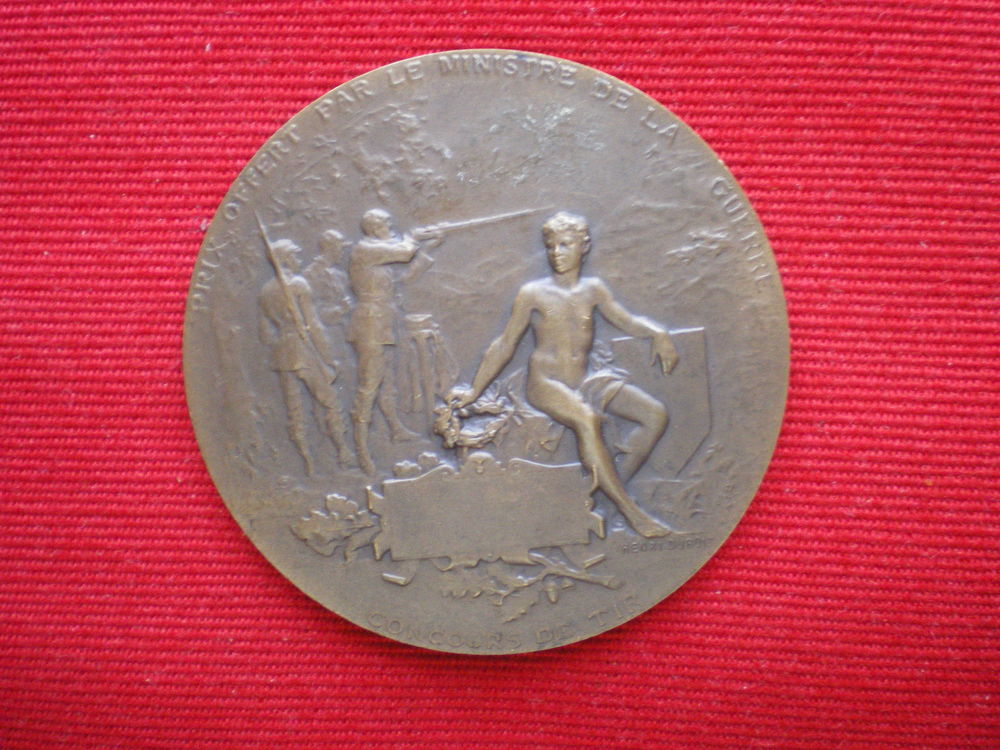 M&eacute;daille de Concours de Tir - Minist&egrave;re de la Guerre. 