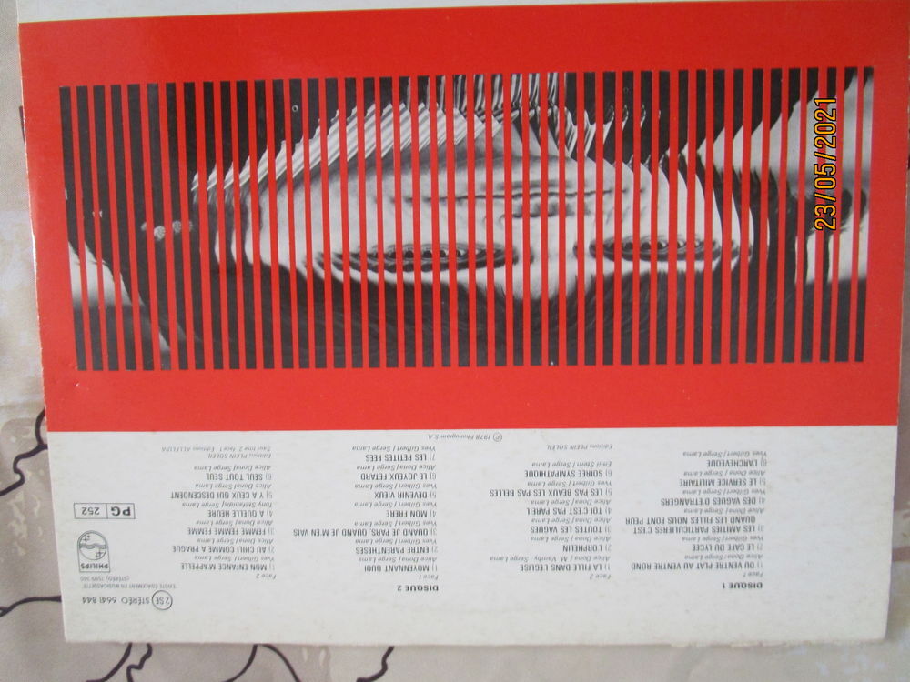 ALBUM DE DEUX VINYLES 33 TOURS SERGE LAMA CD et vinyles