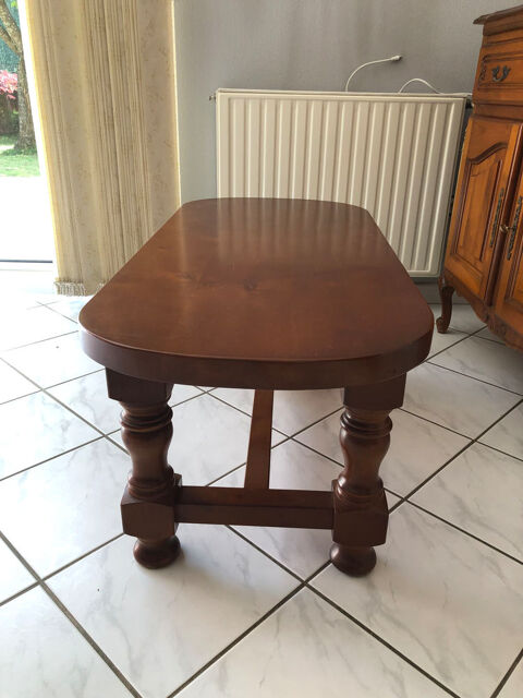 Belle table de salon - table basse en bois massif (merisier) 100 Vieux-Charmont (25)
