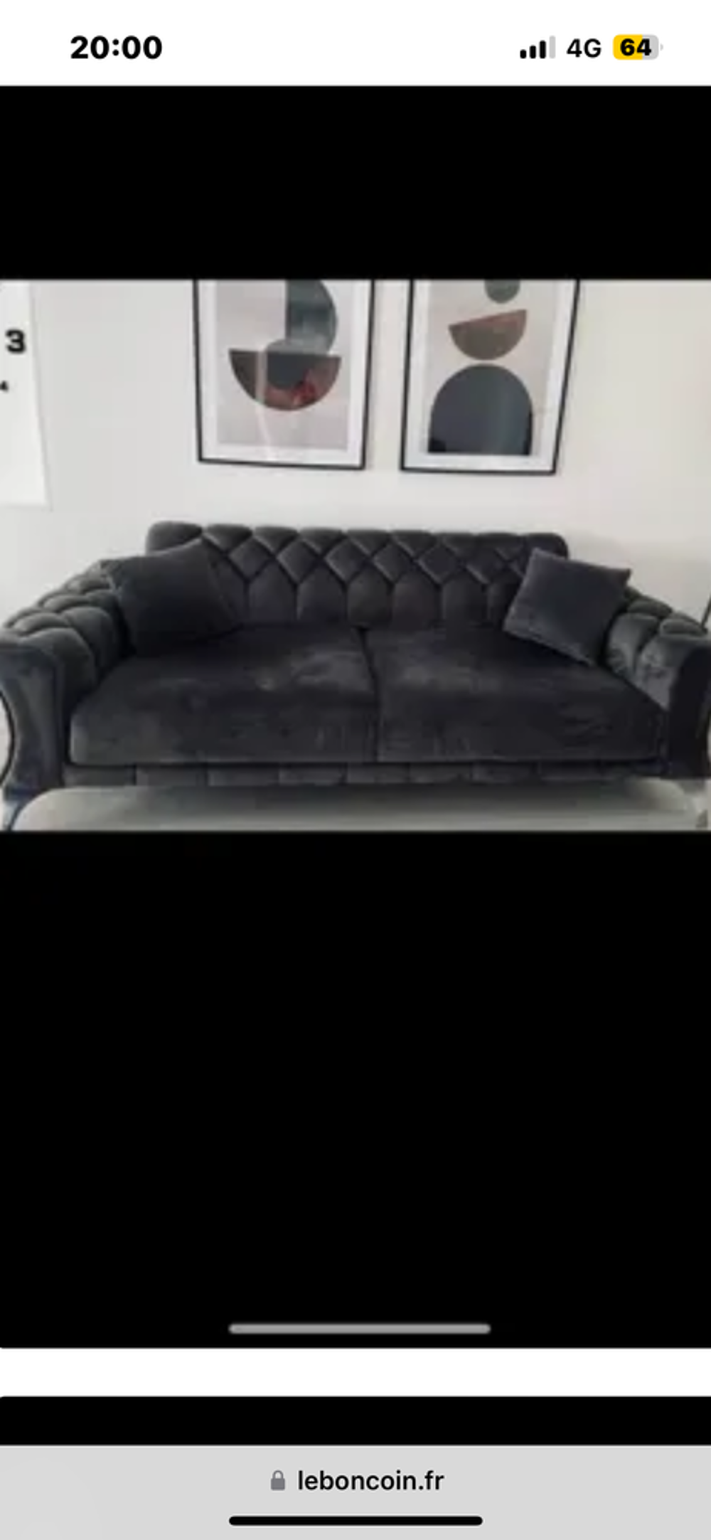 Ensemble 2 canap&eacute;s et un fauteuil Meubles