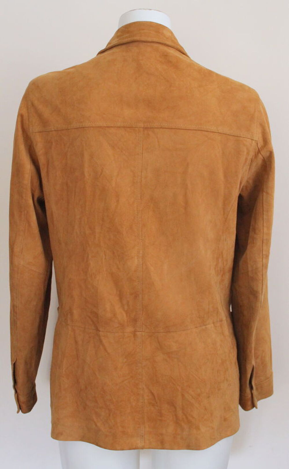 Veste veau velours camel ERIC BOMPARD T.M Vêtements