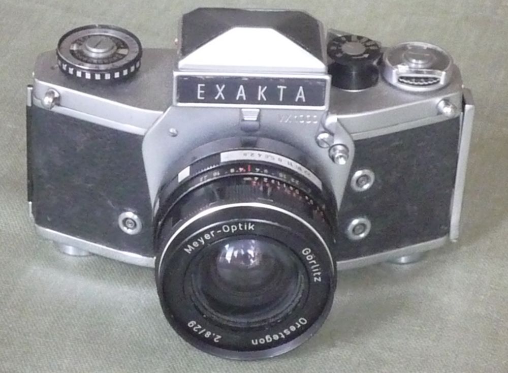 Exakta VX1000 avec objectif Meyer-Optik Orestegon 2,8/29 Photos/Video/TV