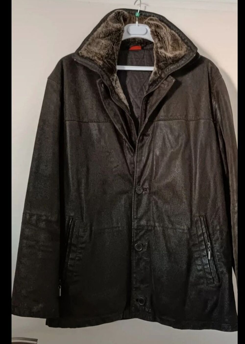 Veste cuir homme Vtements