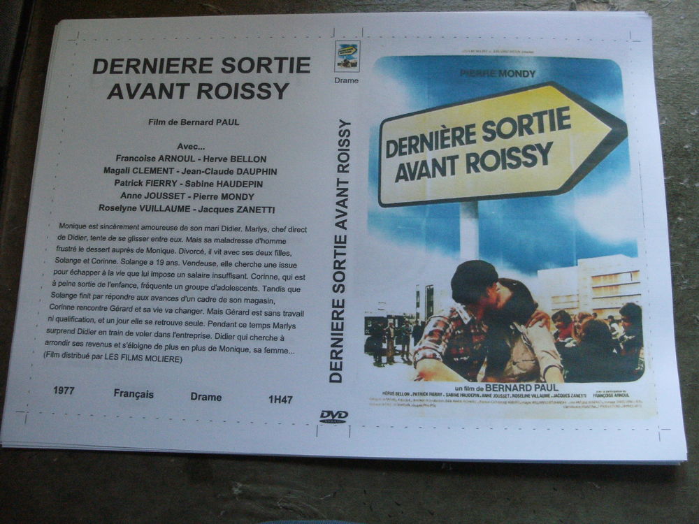 Film : " Derniere sortie avant Roissy " DVD et blu-ray