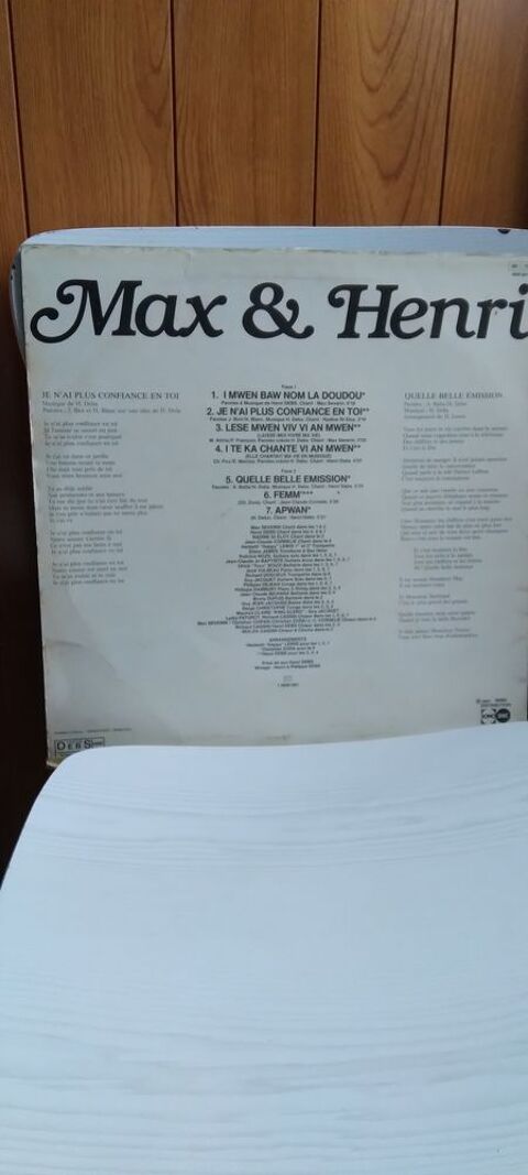 UN VYNILE DE MUSIQUE TROPICALE VINTAGE 5 Brie-Comte-Robert (77)