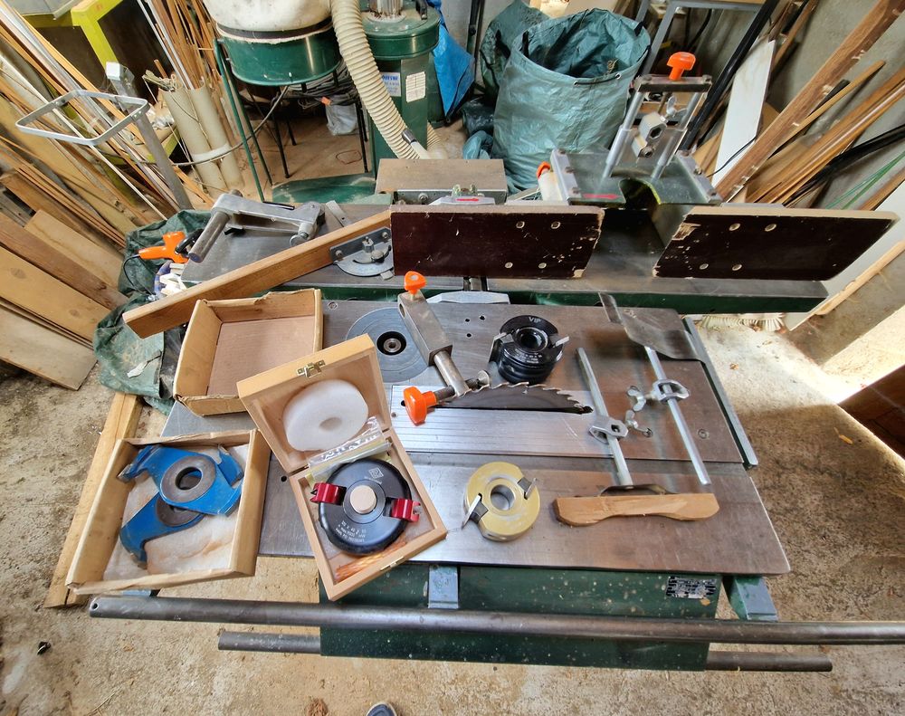 Machine &agrave; bois combin&eacute;e Robland ? aspirateur LUREM Bricolage