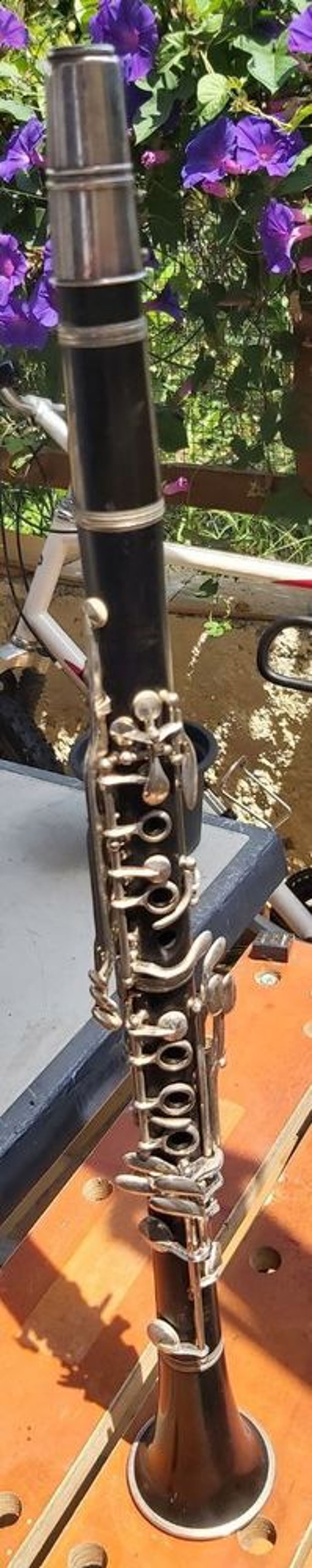 Clarinette Noblet, corps en &eacute;b&egrave;ne. Instruments de musique