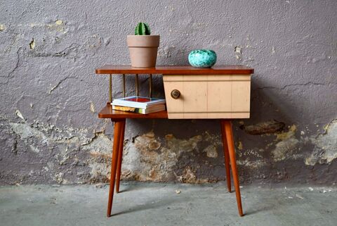 Petit meuble mini-enfilade meuble entre chevet vintage 190 Wintzenheim (68)