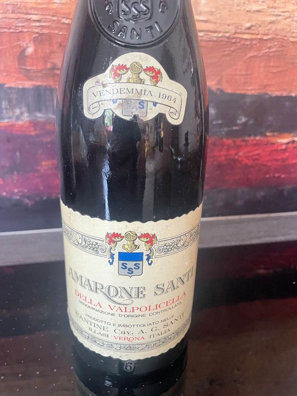 1 BT AG SANTI _ AMARONE SANTI DELLA VALPOLICELLA 1964 Vin It Cuisine