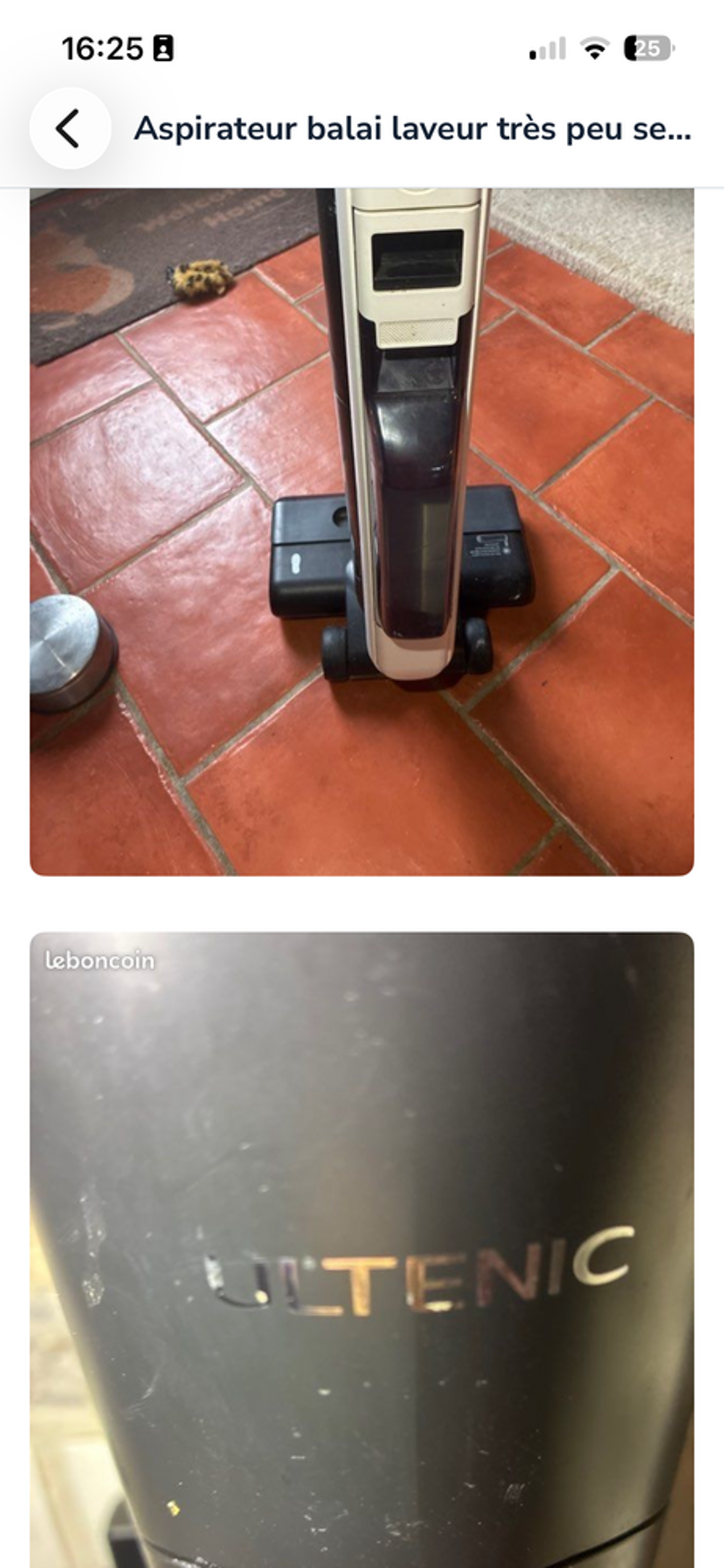 Aspirateur laveur ultenic Electroménager