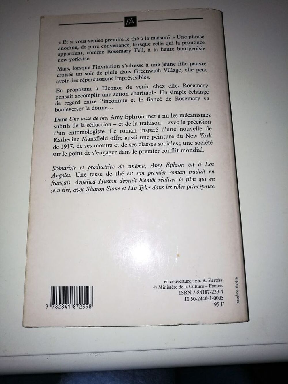 Livre (Une tasse de th&eacute;) Ephron Amy Livres et BD