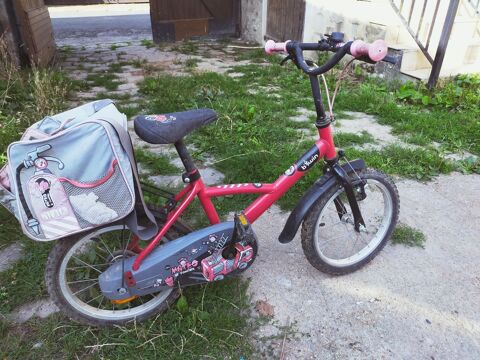 Vélo Enfant Rouge et Noir avec Sacoche Cartoon 30 Torfou (91)