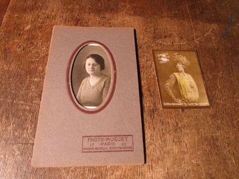 VIEILLE PHOTOS PORTRAIT CHOCOLAT POULAIN SARAH BERNHARDT Villepinte (93)