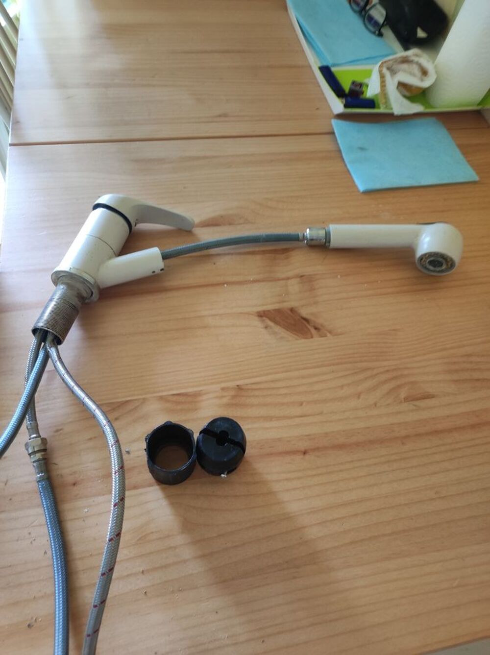 Robinet mitigeur de cuisine avec douchette extractible Bricolage