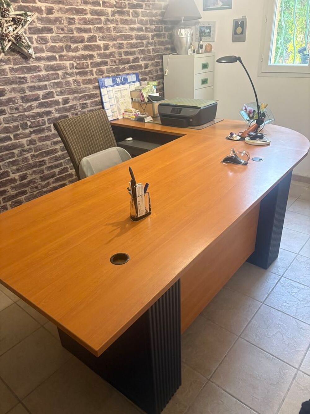 MEUBLE DE BUREAU DE DIRECTION EN NOYER Meubles