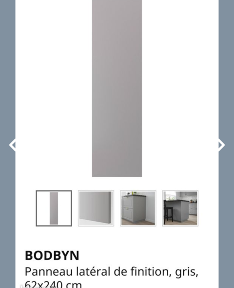 Panneau latral pour cuisine Bobyn d'Ikea 95 Mont-prs-Chambord (41)