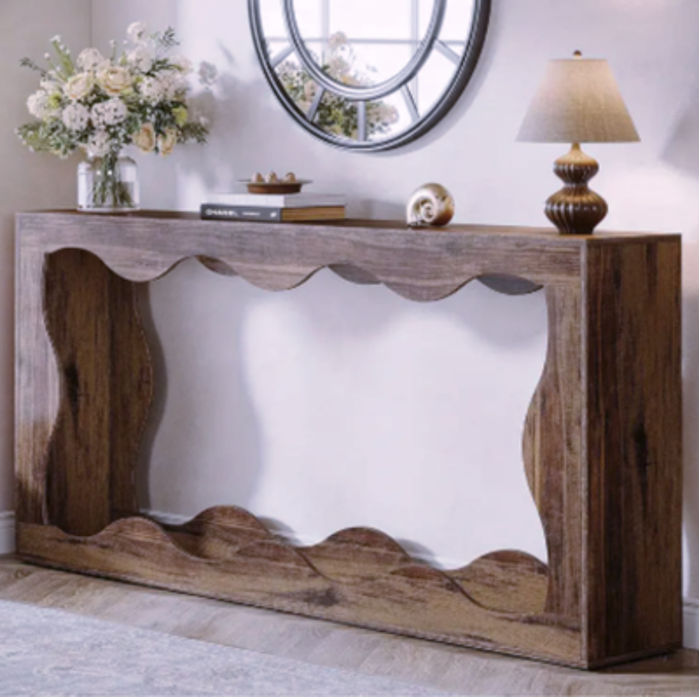 Console en bois sculpt&eacute; ? design fluide &amp; charme naturel Meubles
