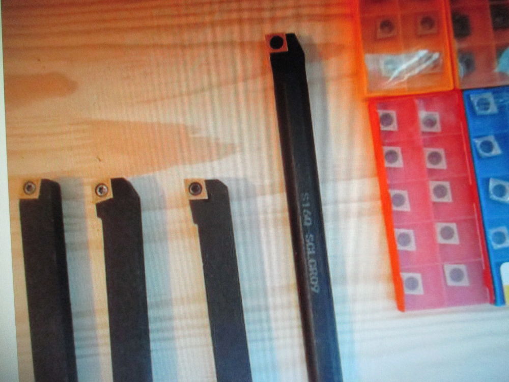 11 outils de tour a m&eacute;taux carr&eacute; de 16 mm 120 plaquettes
Bricolage
