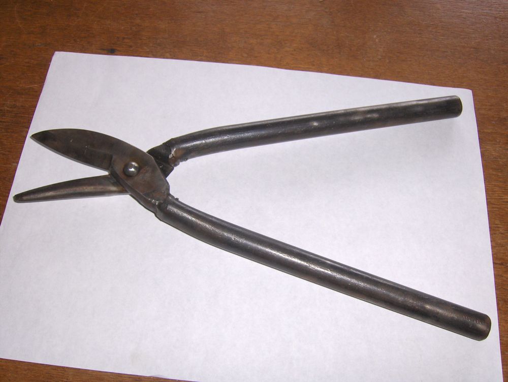  Cisaille ancienne 40 cm poids 1kg 400 Bricolage