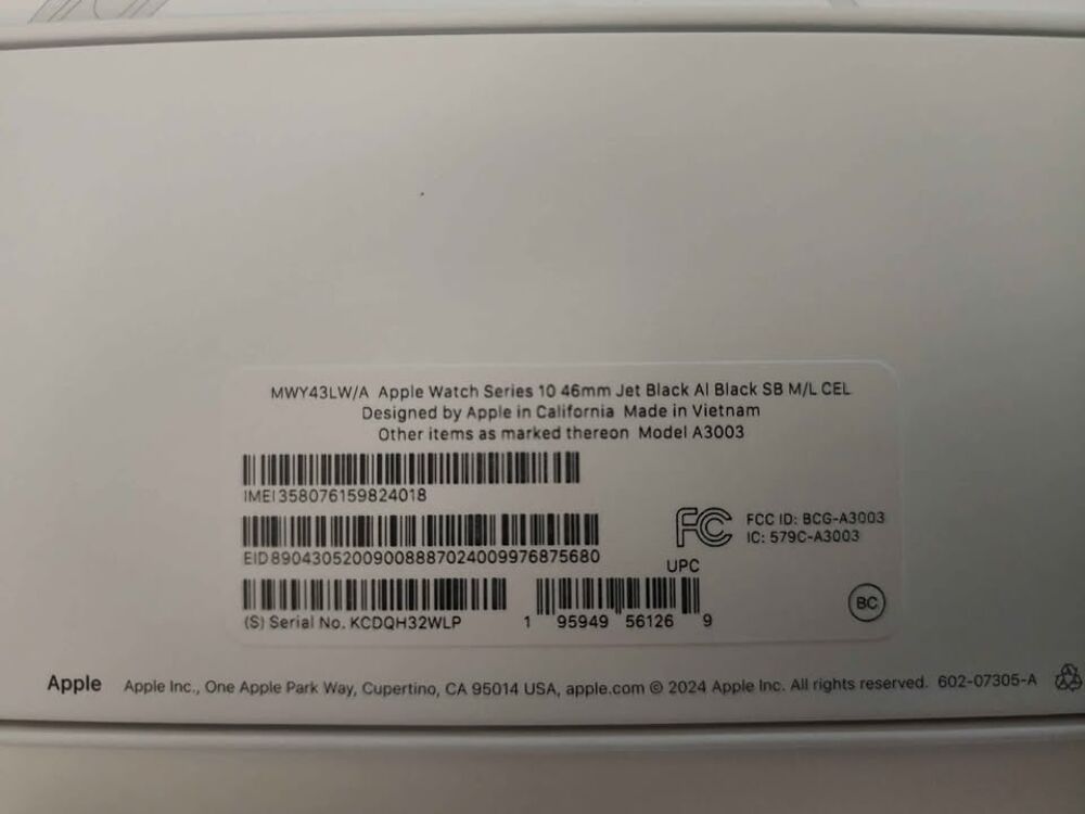 Apple Watch Series 9 Bo&icirc;tier en acier inoxydable LTE+GPS Tlphones et tablettes