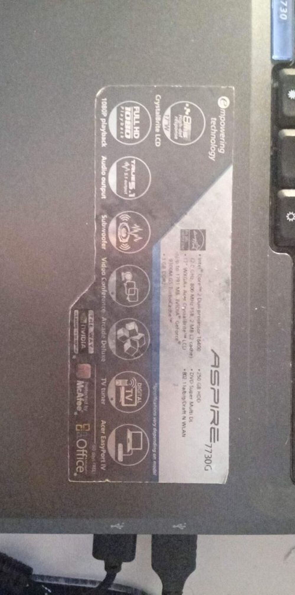 Acer Aspire Matériel informatique