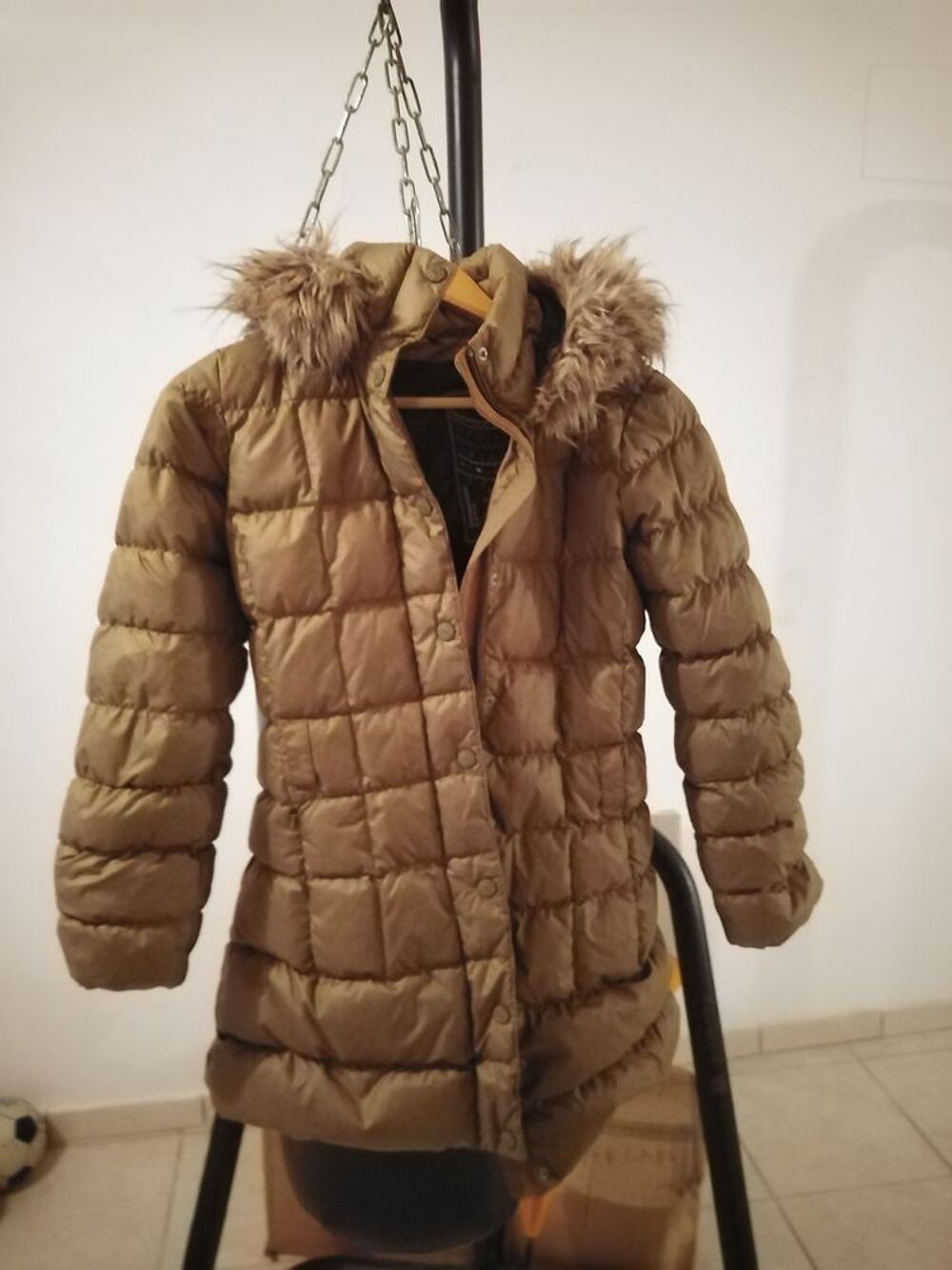Doudoune en plumes longue Vêtements enfants