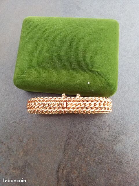 BRACELET PLAQUE OR 150 Saint-Genis-de-Saintonge (17)