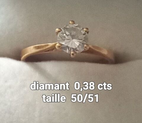SOLITAIRE OR JAUNE  18CTS 1850 Nogent-sur-Marne (94)