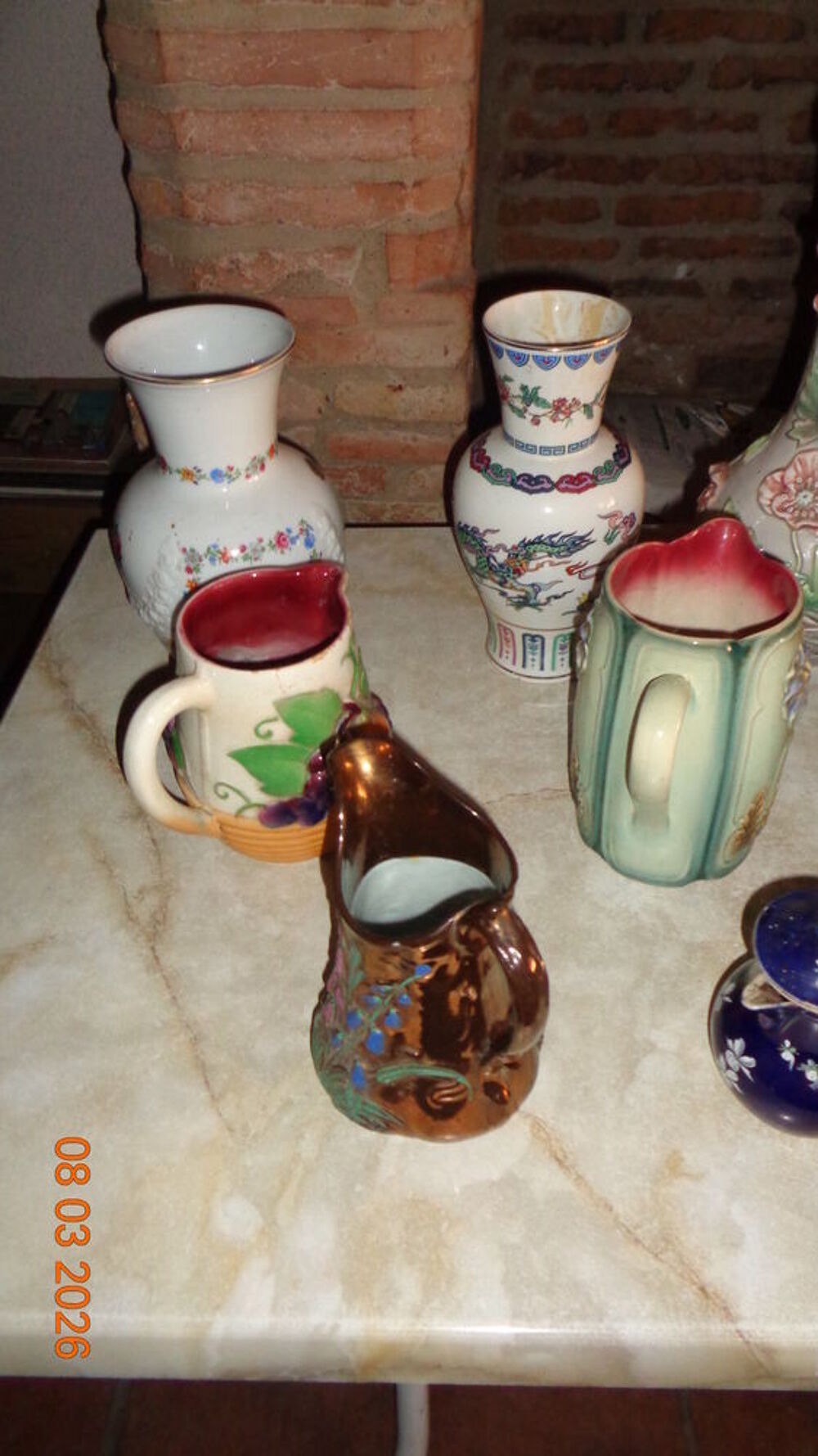VASES &amp; PICHETS BARBOTINE &amp; AUTRES Décoration